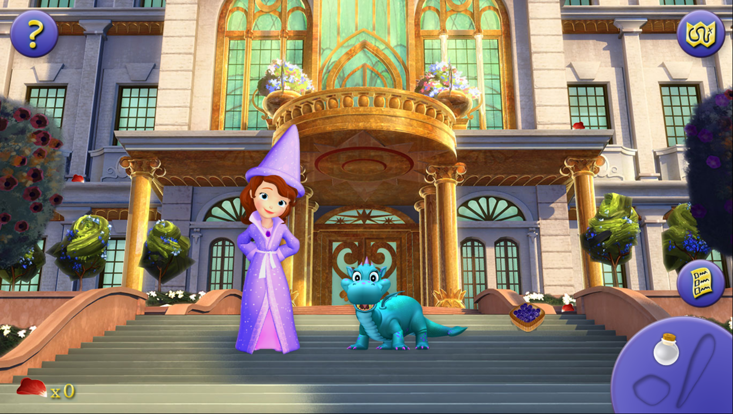 Sofia the First a Spell for Mr. Cedric Game Next Stage Screenshot.
