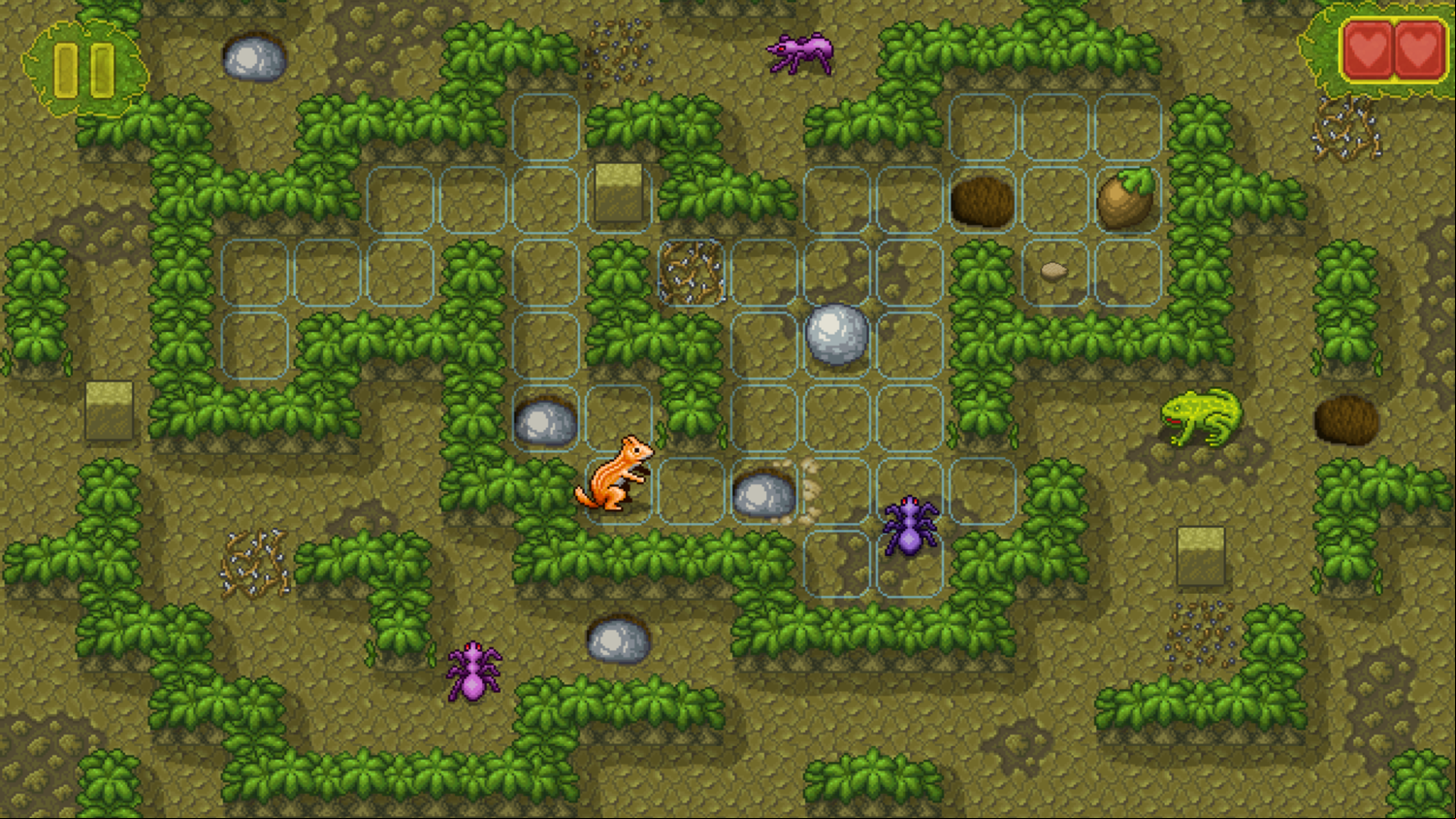 Sokoban Elite Chipmunk's Adventure Game Play Screenshot.