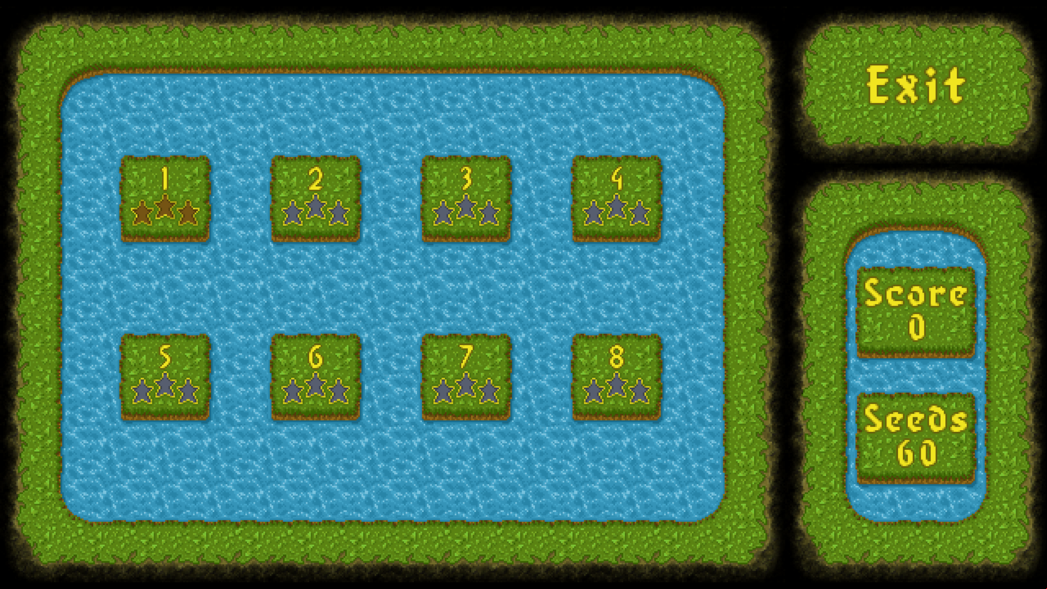 Sokoban Elite Chipmunk's Adventure Level Select Screenshot.