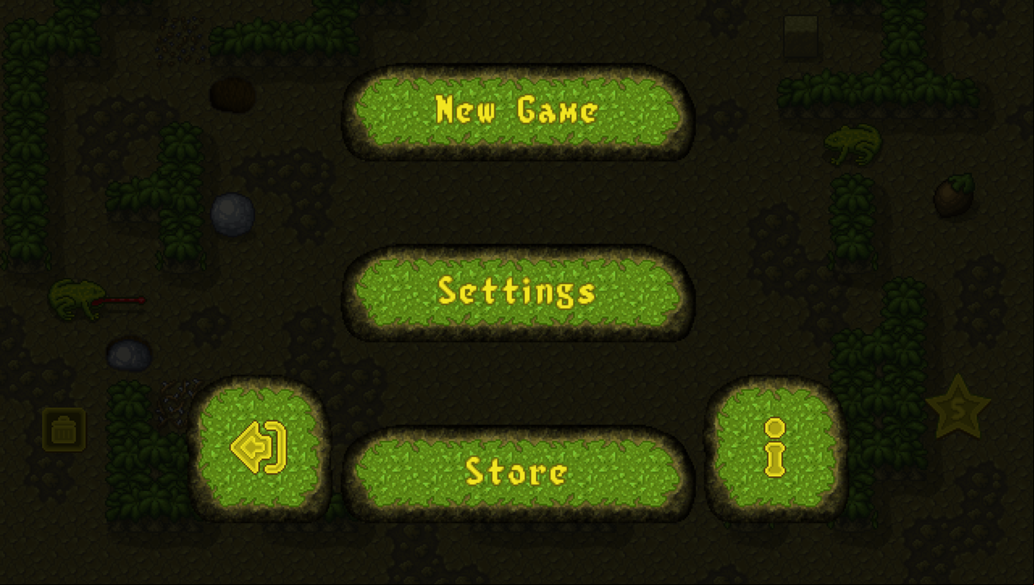 Sokoban Elite Chipmunk's Adventure Welcome Screen Screenshot.