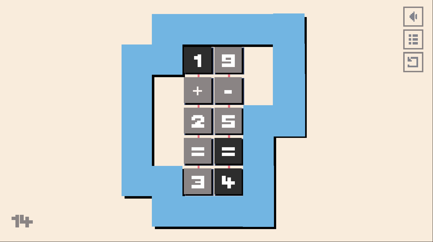 Sokomath Game Level Beat Screenshot.