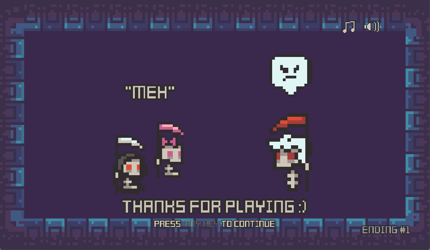 Soul Hunter 2 Game Over Screen Screenshot.