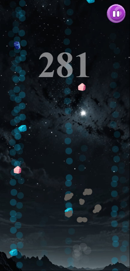 Space Fight Game Over Screenshot.