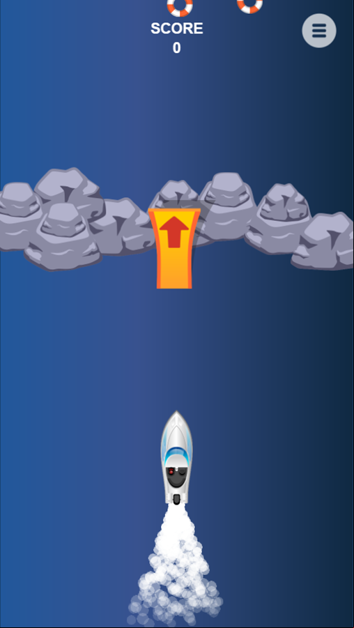 Speed Over Water Game Start Screenshot.