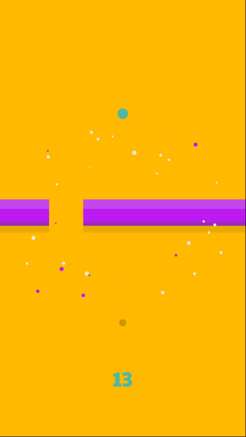 Speed Tap Game Welcome Screen Screenshot.