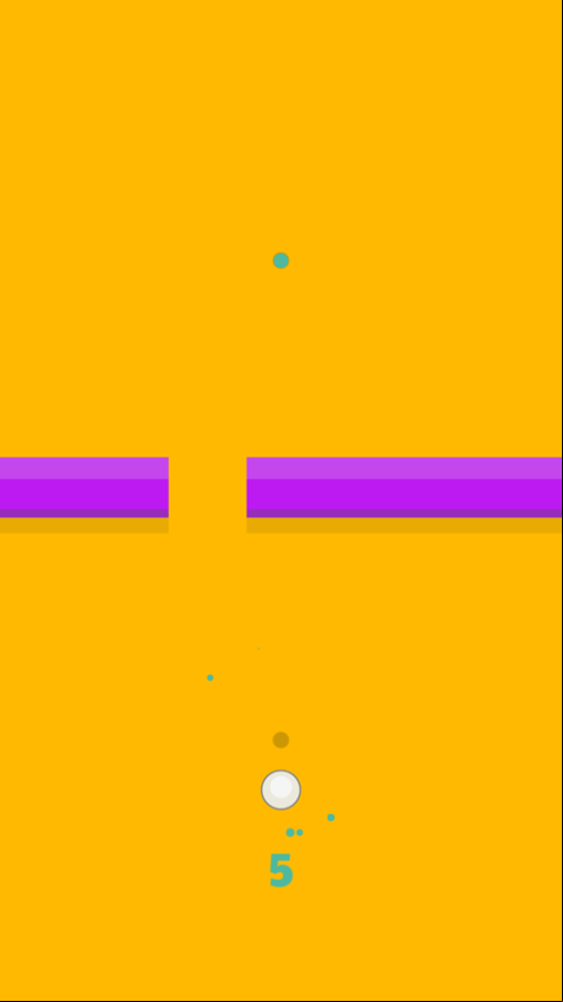 Speed Tap Game Welcome Screen Screenshot.