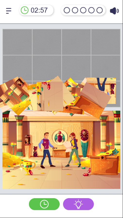 Spin and Spot Game Next Level Screenshot.