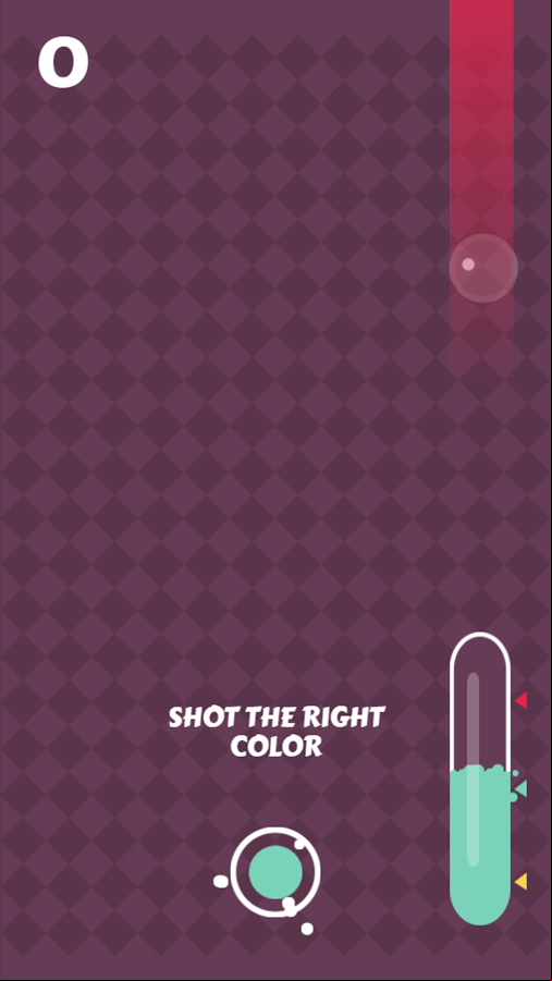 Splash Color Game Start Screenshot.