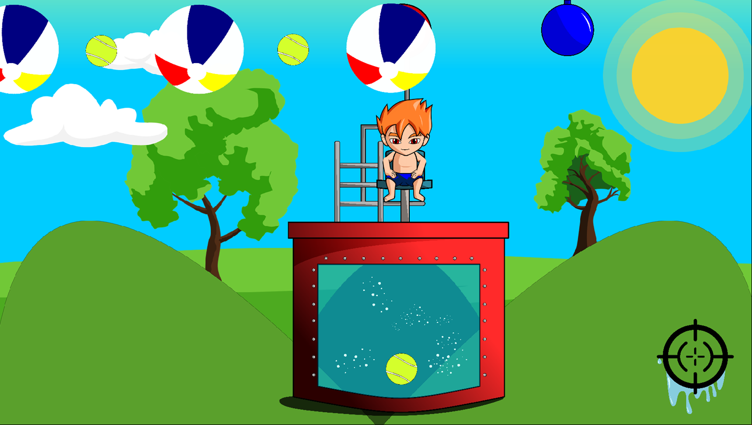 Splash Tank Game Next Level Screenshot.