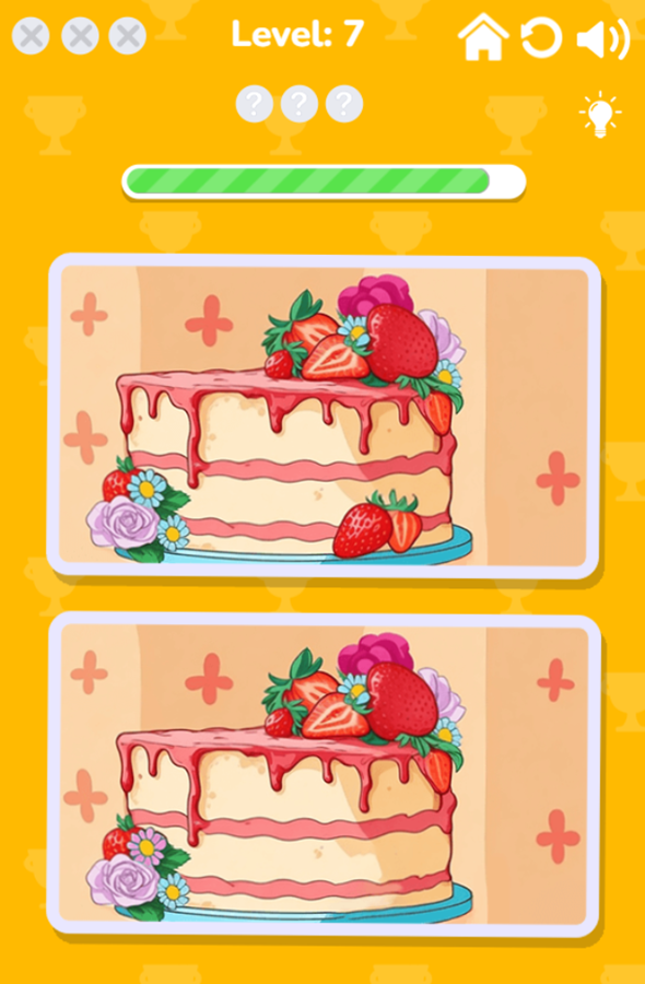 Spot the Difference the Garden Game Next Level Screenshot.