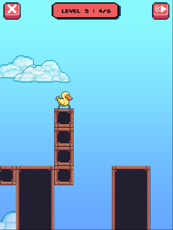 Stacky Duck Game Next Level Screenshot.