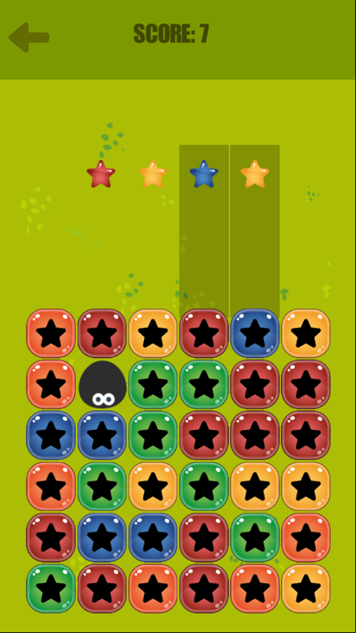Star Blocks Game Play Screenshot.