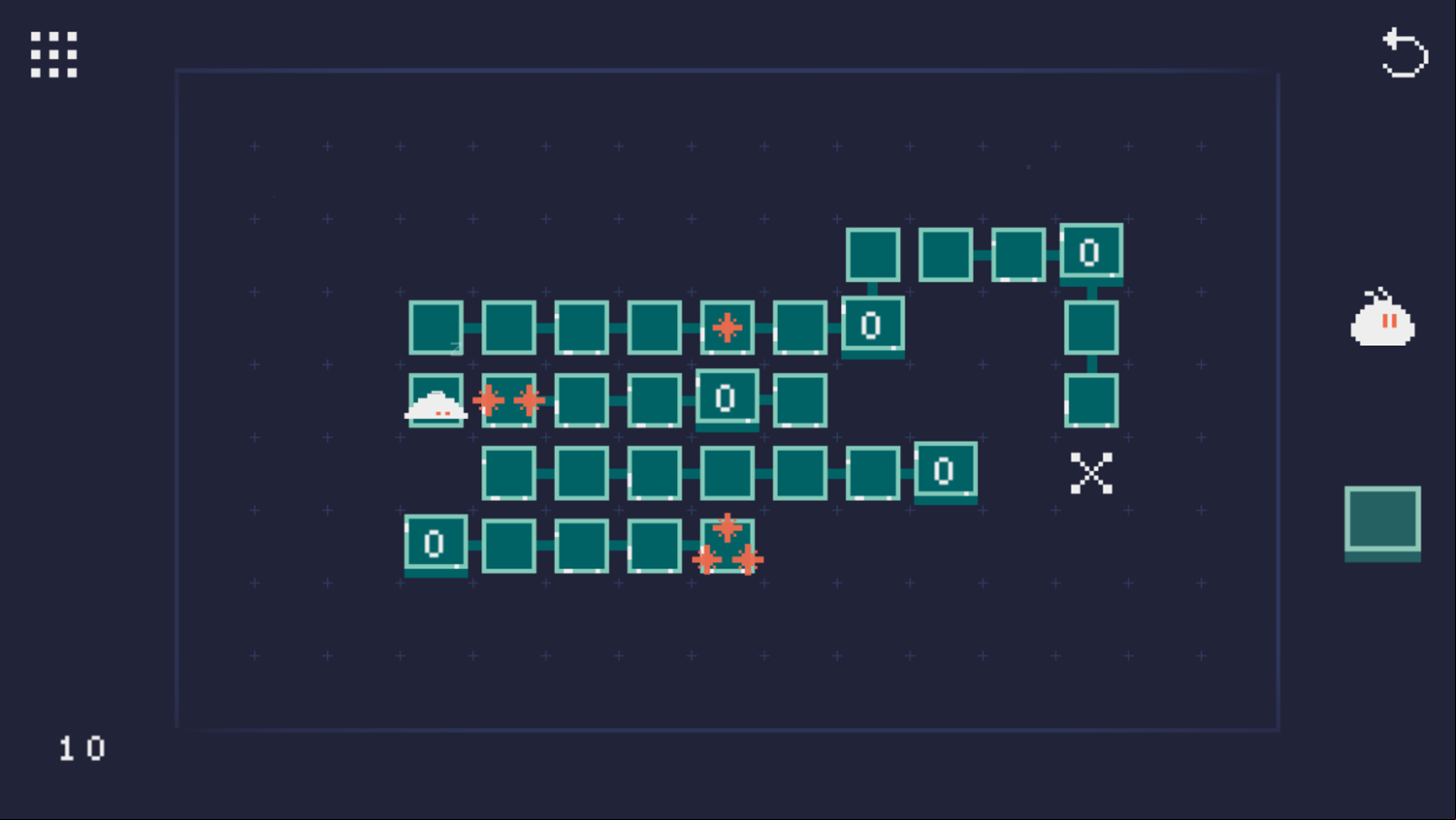 Star Collector Game Level 10 Screenshot.