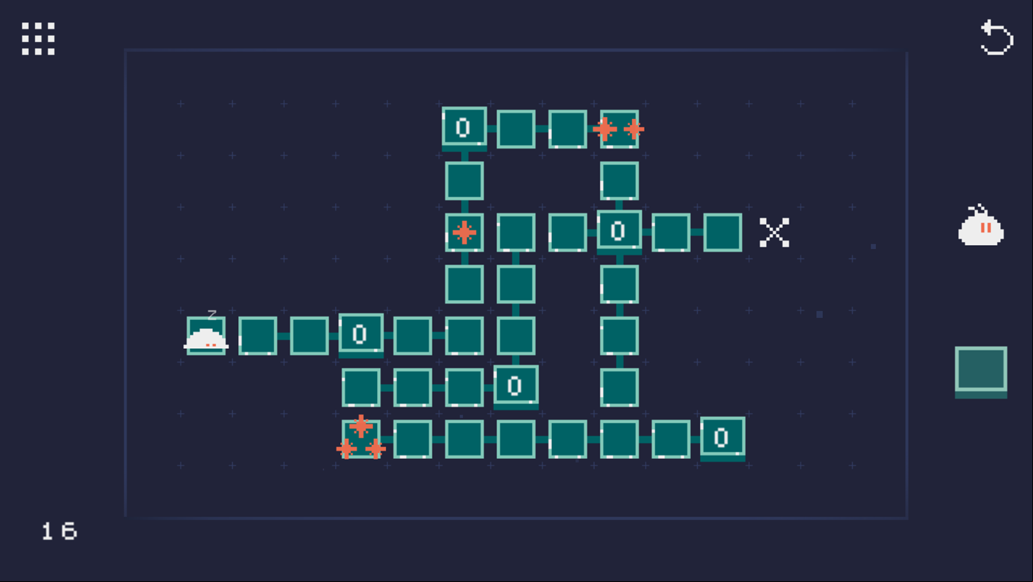Star Collector Game Level 16 Screenshot.