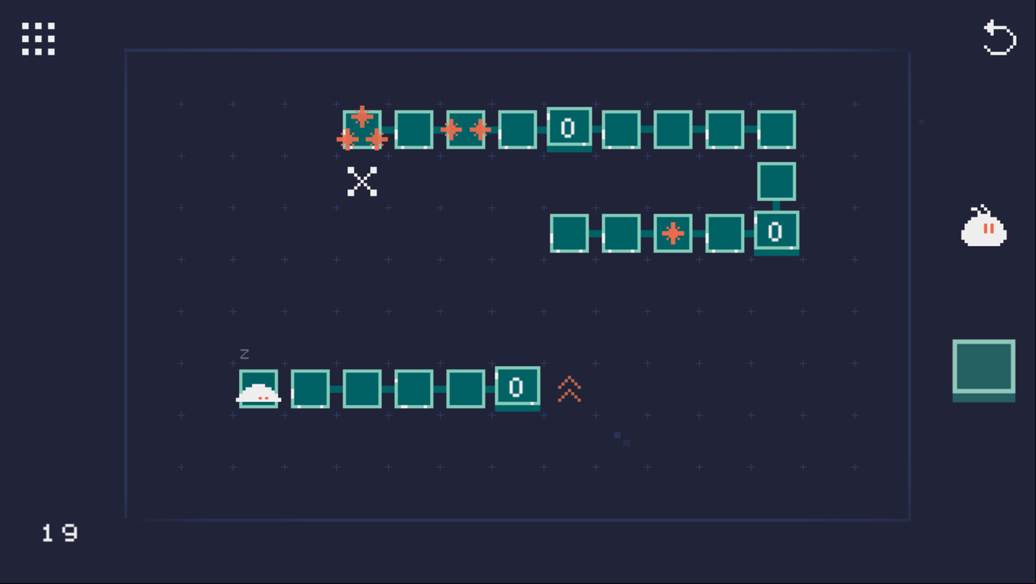 Star Collector Game Level 19 Screenshot.