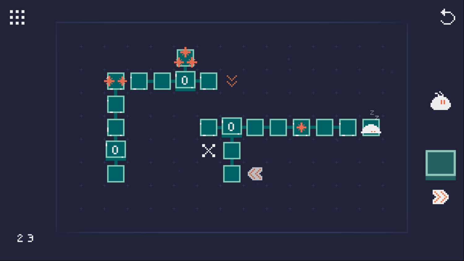 Star Collector Game Level 23 Screenshot.