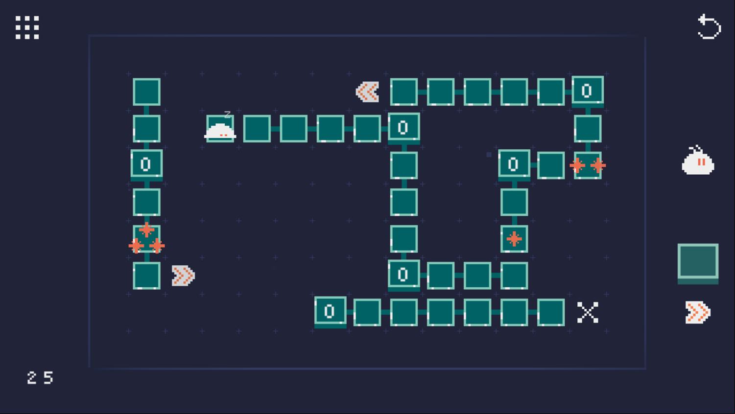 Star Collector Game Level 25 Screenshot.