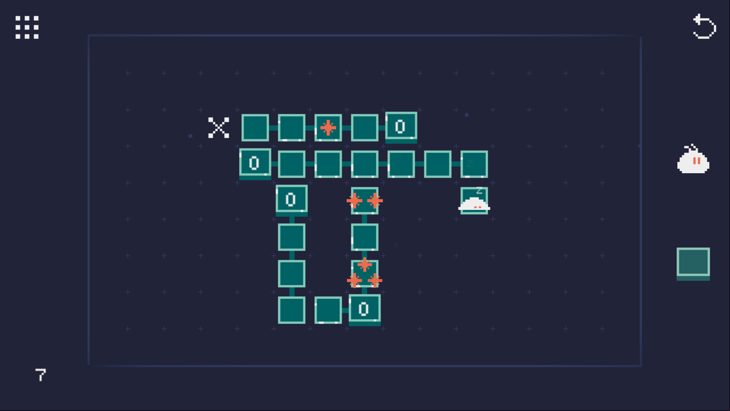Star Collector Game Level 7 Screenshot.