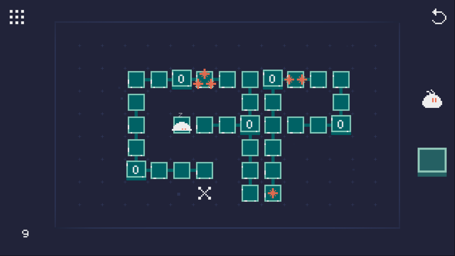 Star Collector Game Level 9 Screenshot.