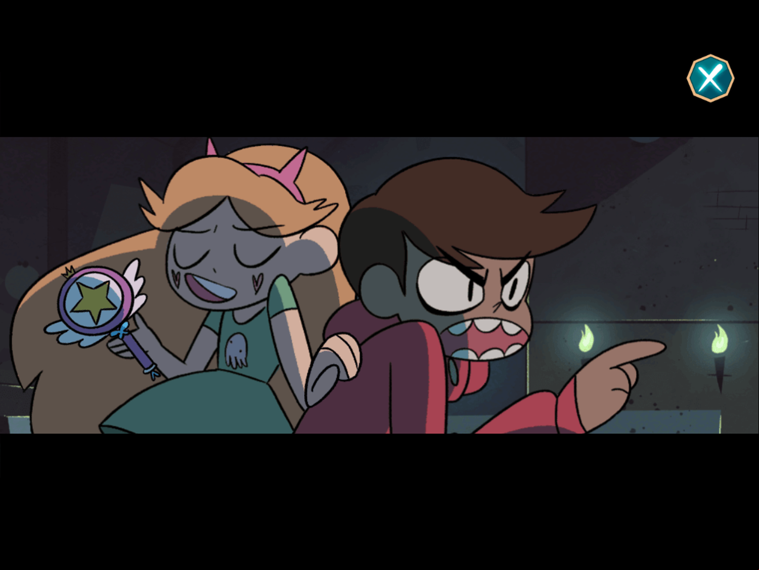 Star vs the Dungeon of Evil Game Cinematic Screenshot.