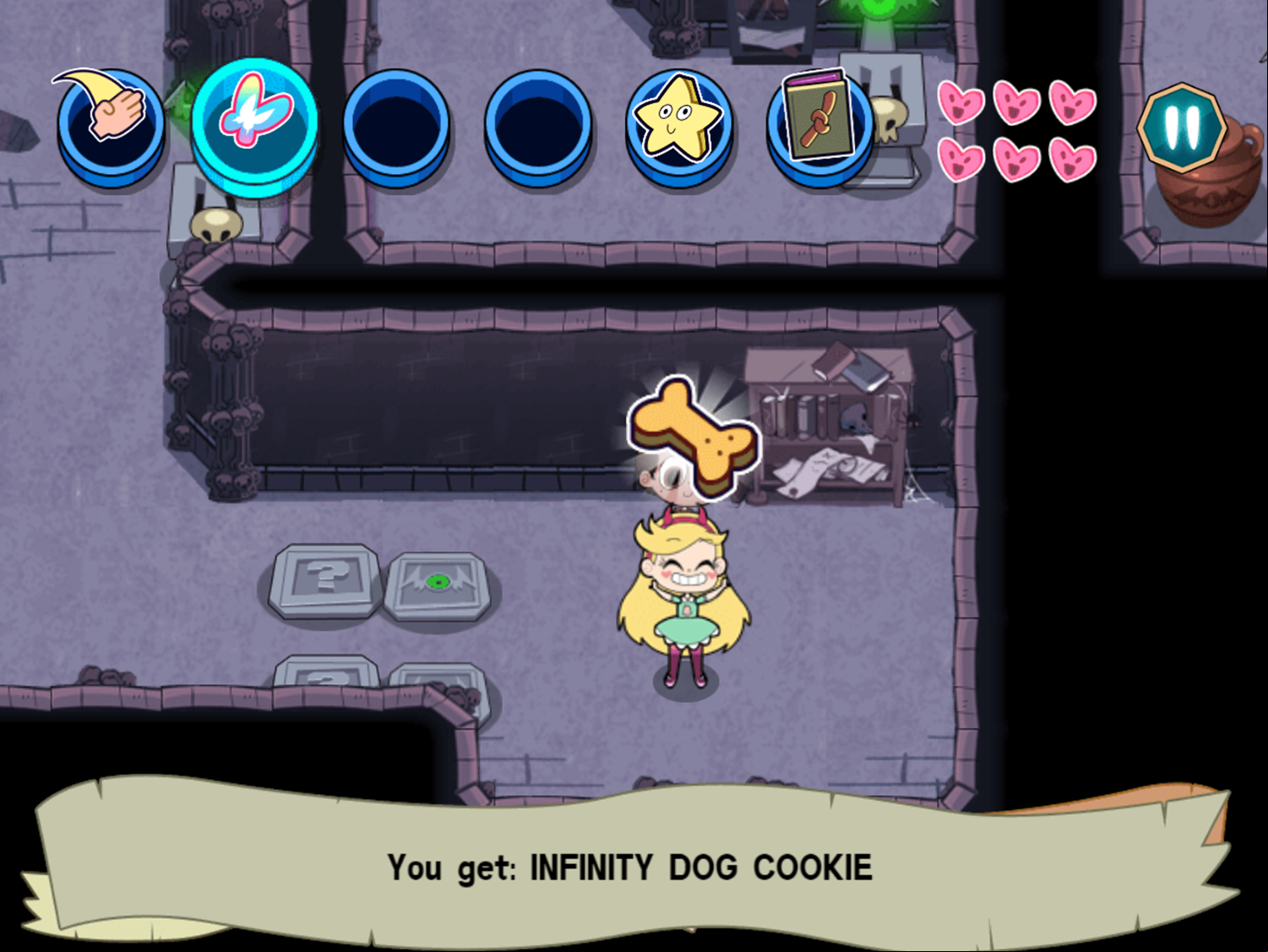 Star vs the Dungeon of Evil Game Obtain Quest Item Screenshot.