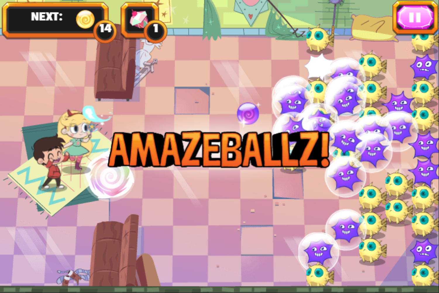 Star vs the Forces of Evil Creature Capture Game Combo Screenshot.