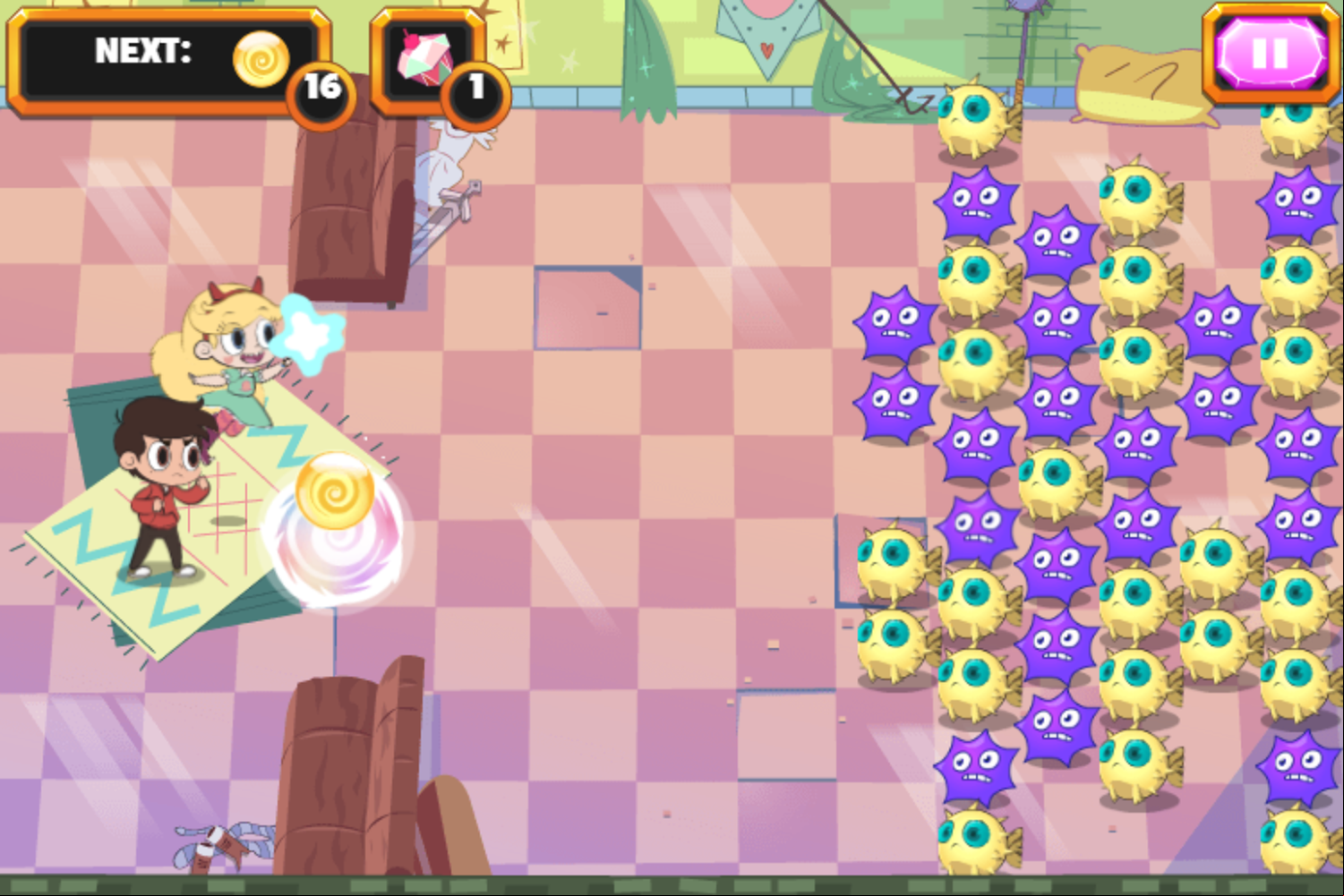 Star vs the Forces of Evil Creature Capture Game Start Screenshot.