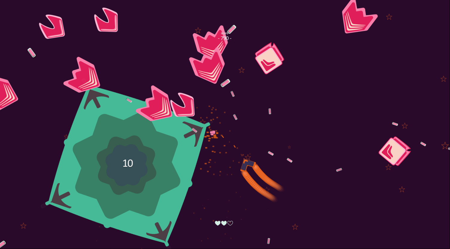 Starship Bullet Game Challenge Screenshot.