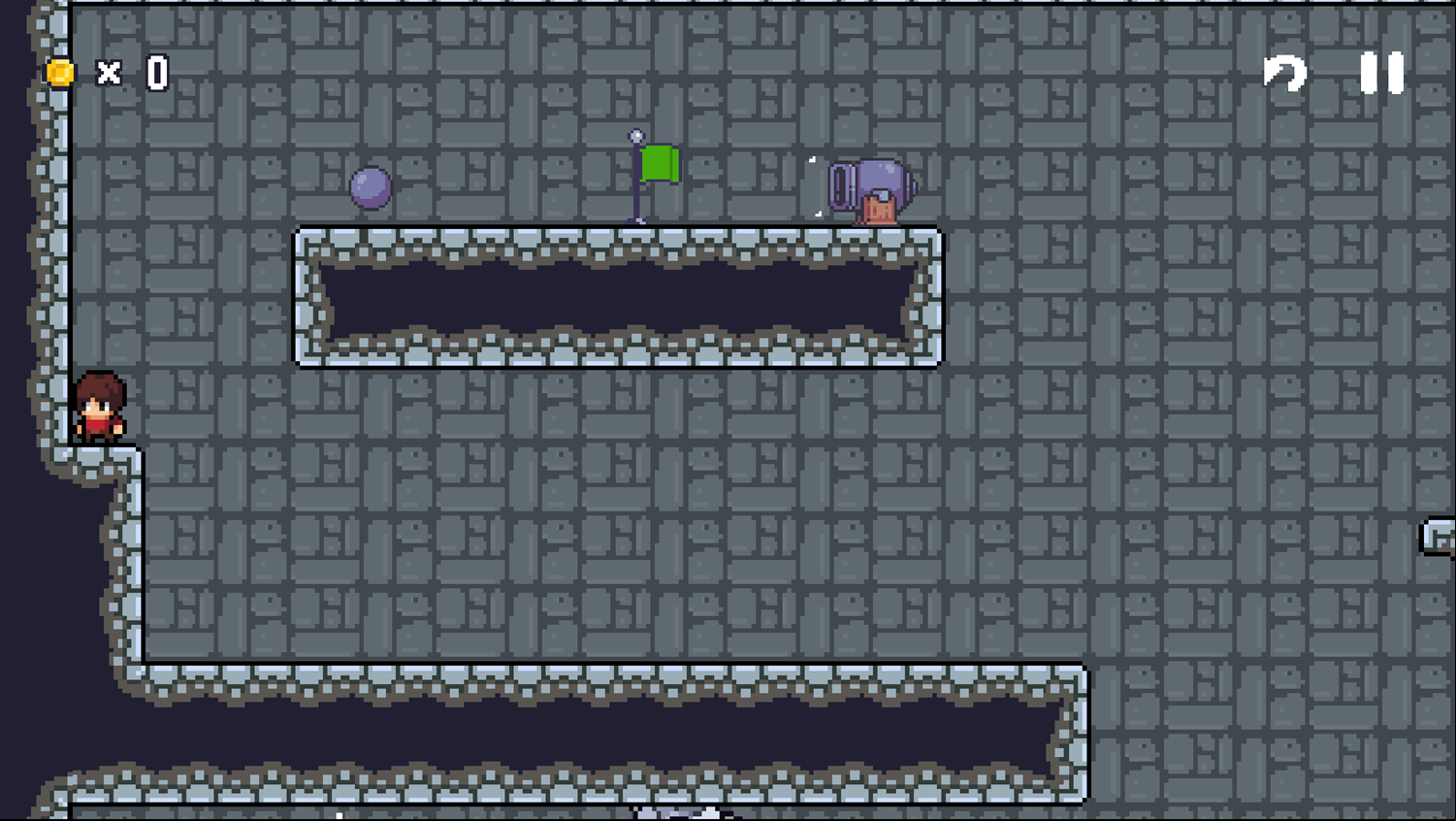 Steve Adventure Game Cannon Fire Screenshot.