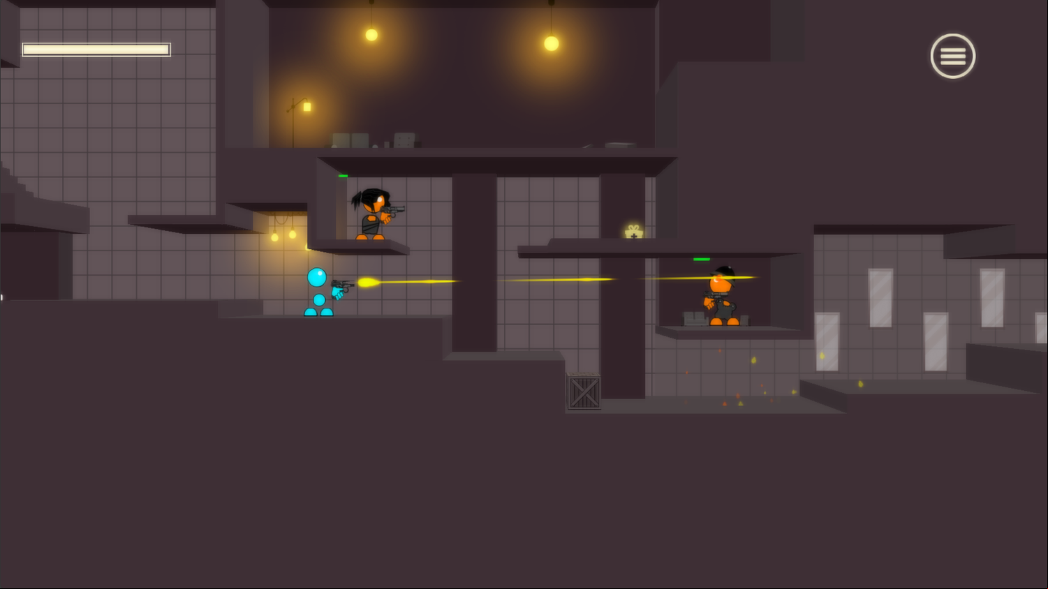 Stick Hit 3D Game Level Play Screenshot.