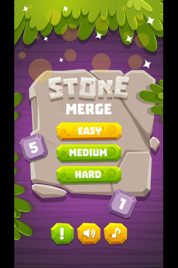 Stone Merge Game Mode Screenshot.