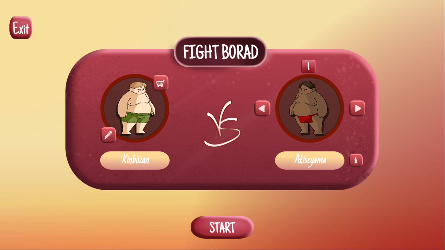 Super Yamo Game Fight Board Screenshot.