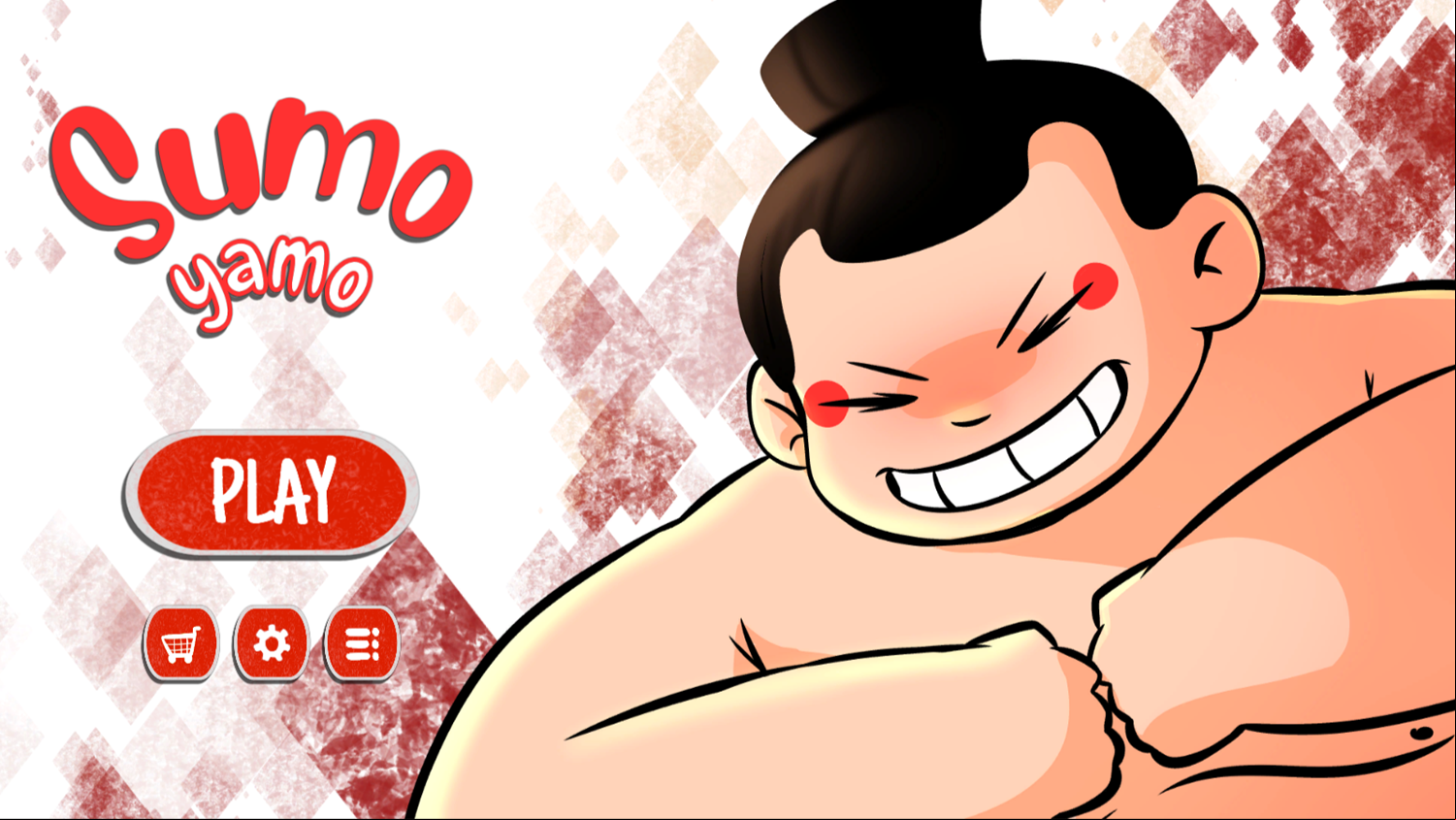 Super Yamo Game Welcome Screen Screenshot.