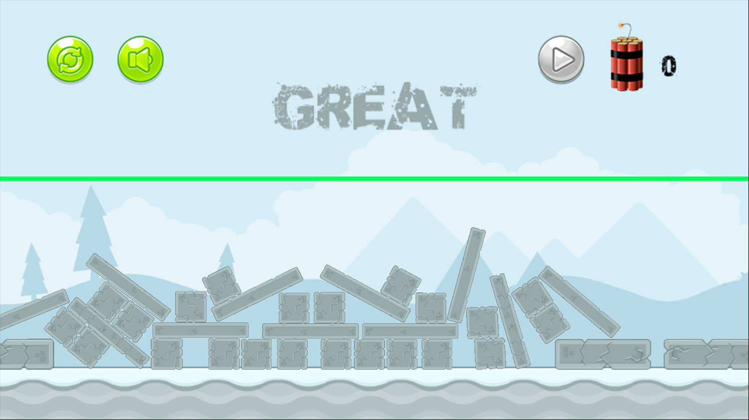 Super Destroyer Level Complete Screenshot.