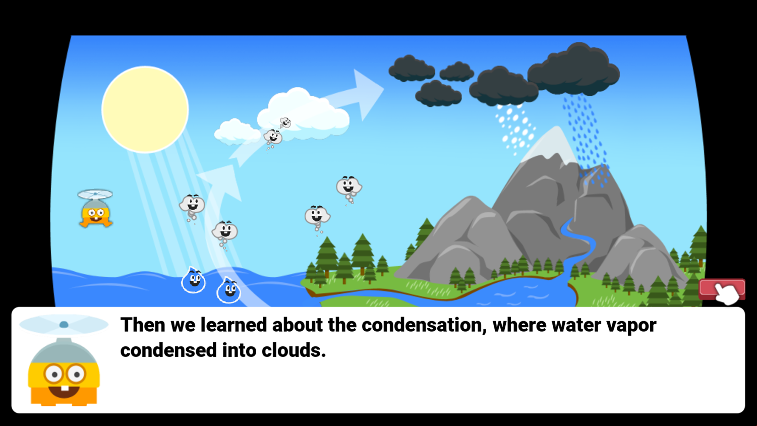 Super Droplet Cycle Game Recap Condensation Screen Screenshot.