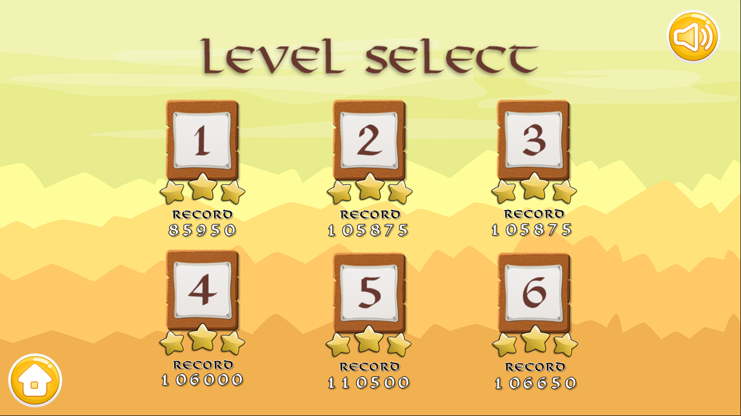 Super Knight Game Complete Screenshot.