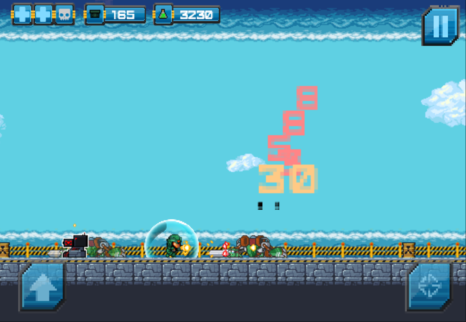 Super Robomax Game Progress Screenshot.