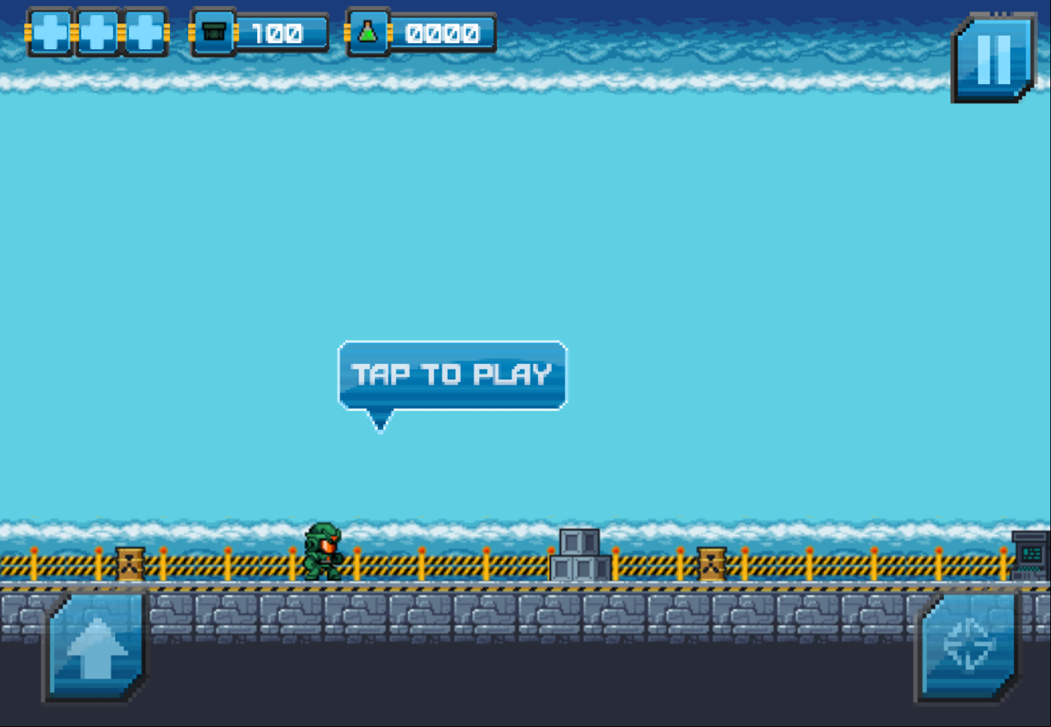 Super Robomax Game Start Screenshot.