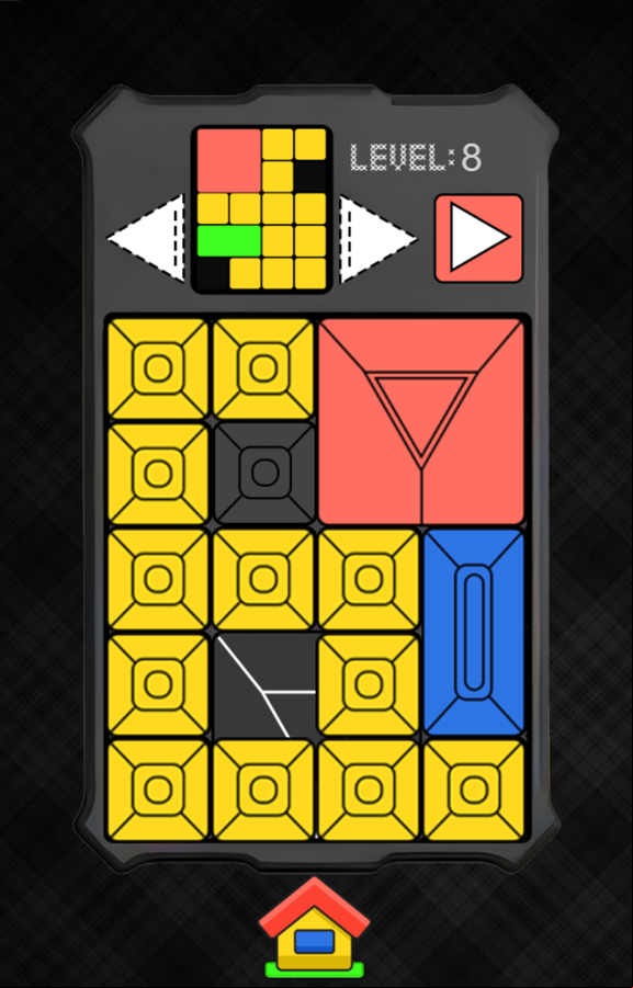 Super Sliding Puzzle Game Level Progress Screenshot.