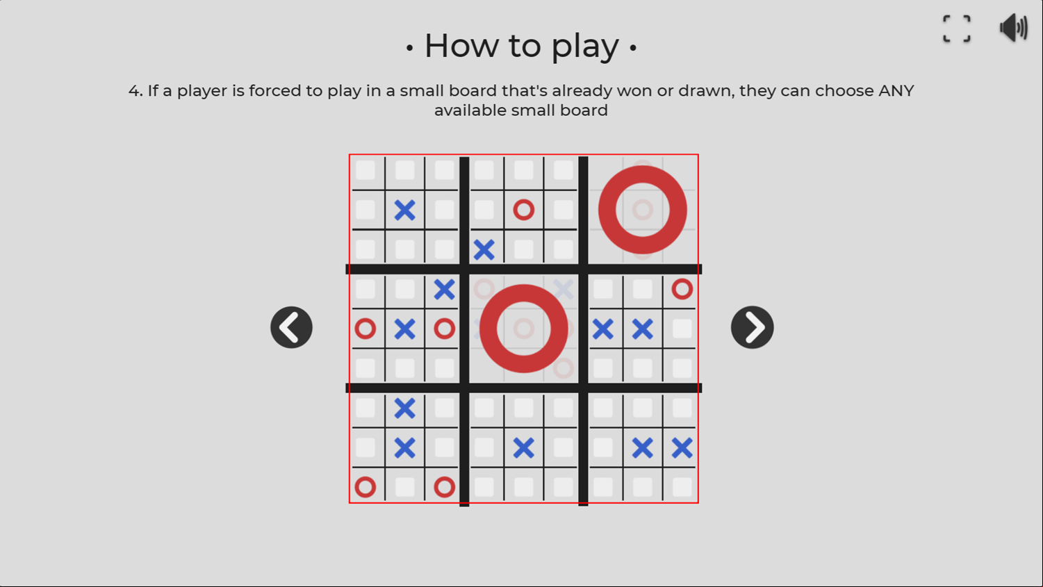 Super TTT Game Extra Tips Screenshot.