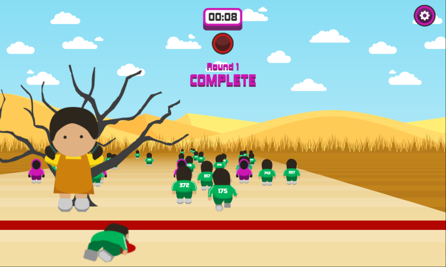 Survival Game Red Light Green Light Complete Screenshot.