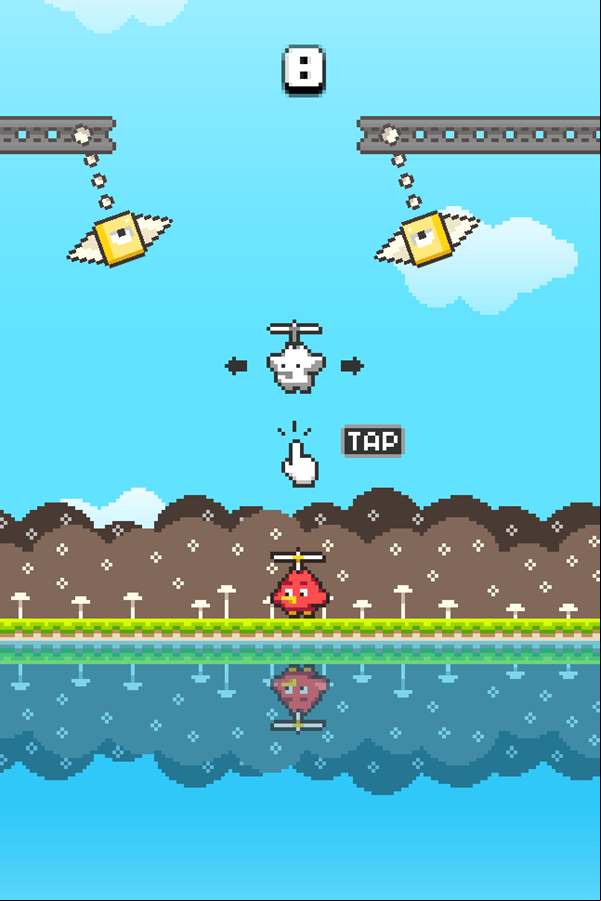 Swing Birds Game How To Play Screenshot.