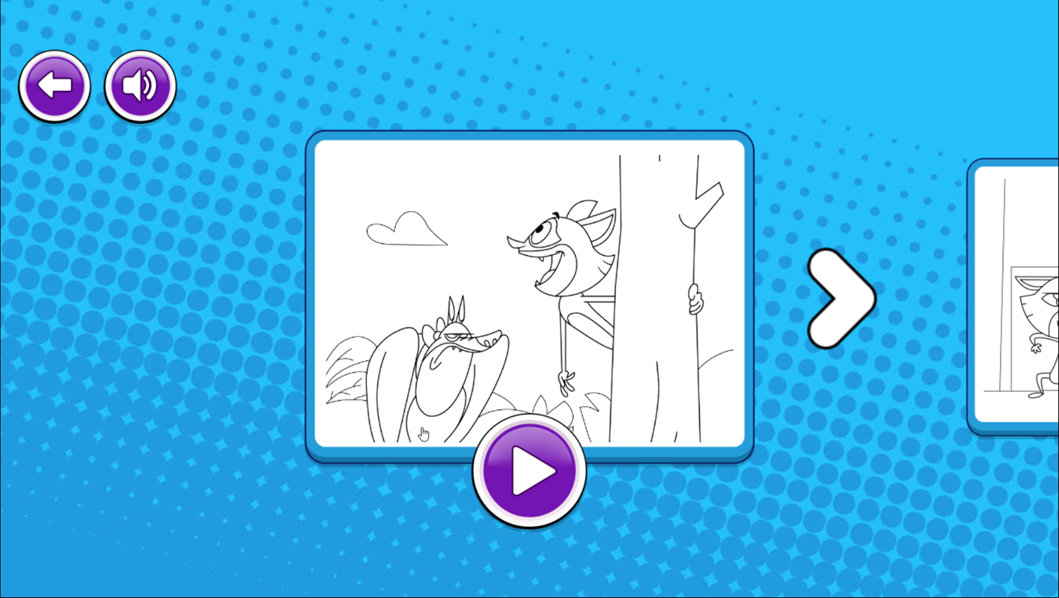 Taffy Splash Art Game Select Artwork Screenshot.