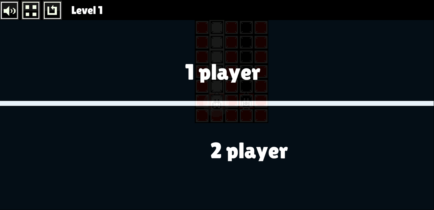 Tamachi Ying Yang Puzzle Game 1 or 2 Players Screen Screenshot.