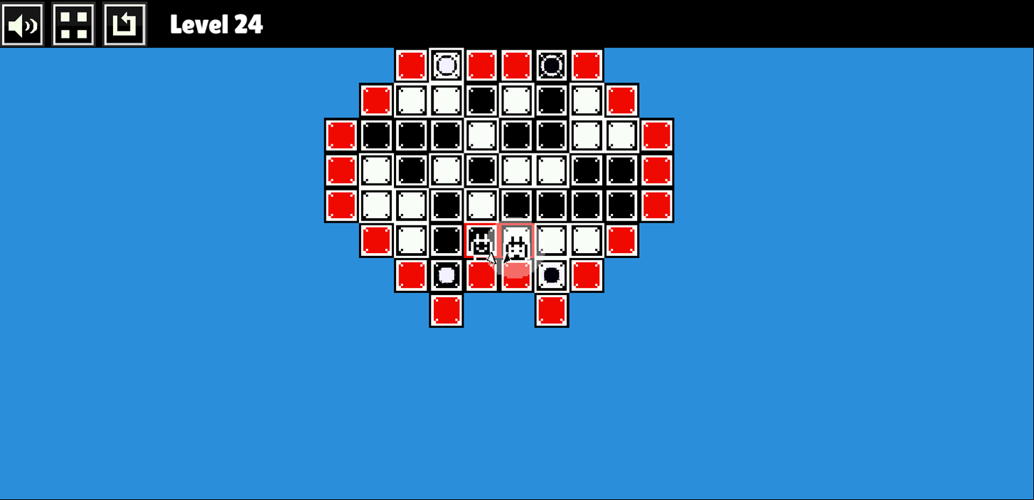Tamachi Ying Yang Puzzle Game Screenshot.