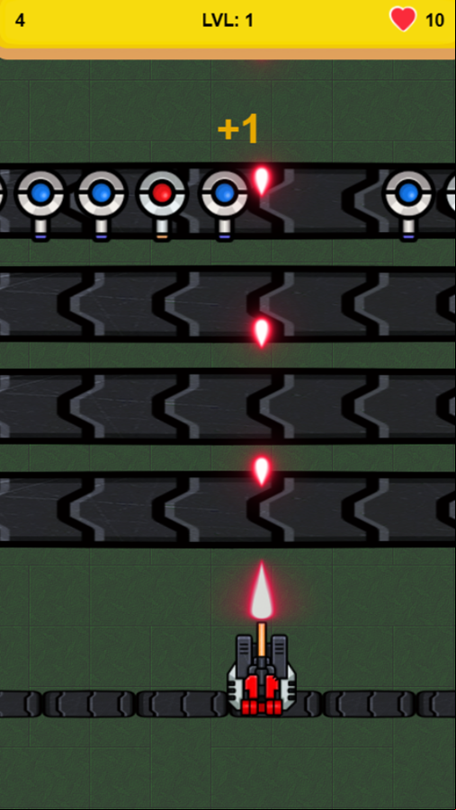 Tank Shot Game Play Screenshot.