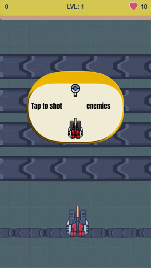 Tank Shot Game How To Play Screenshot.