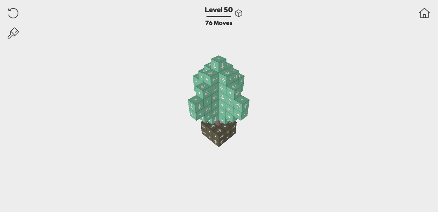 Tap Away Game Hard Level Screenshot.