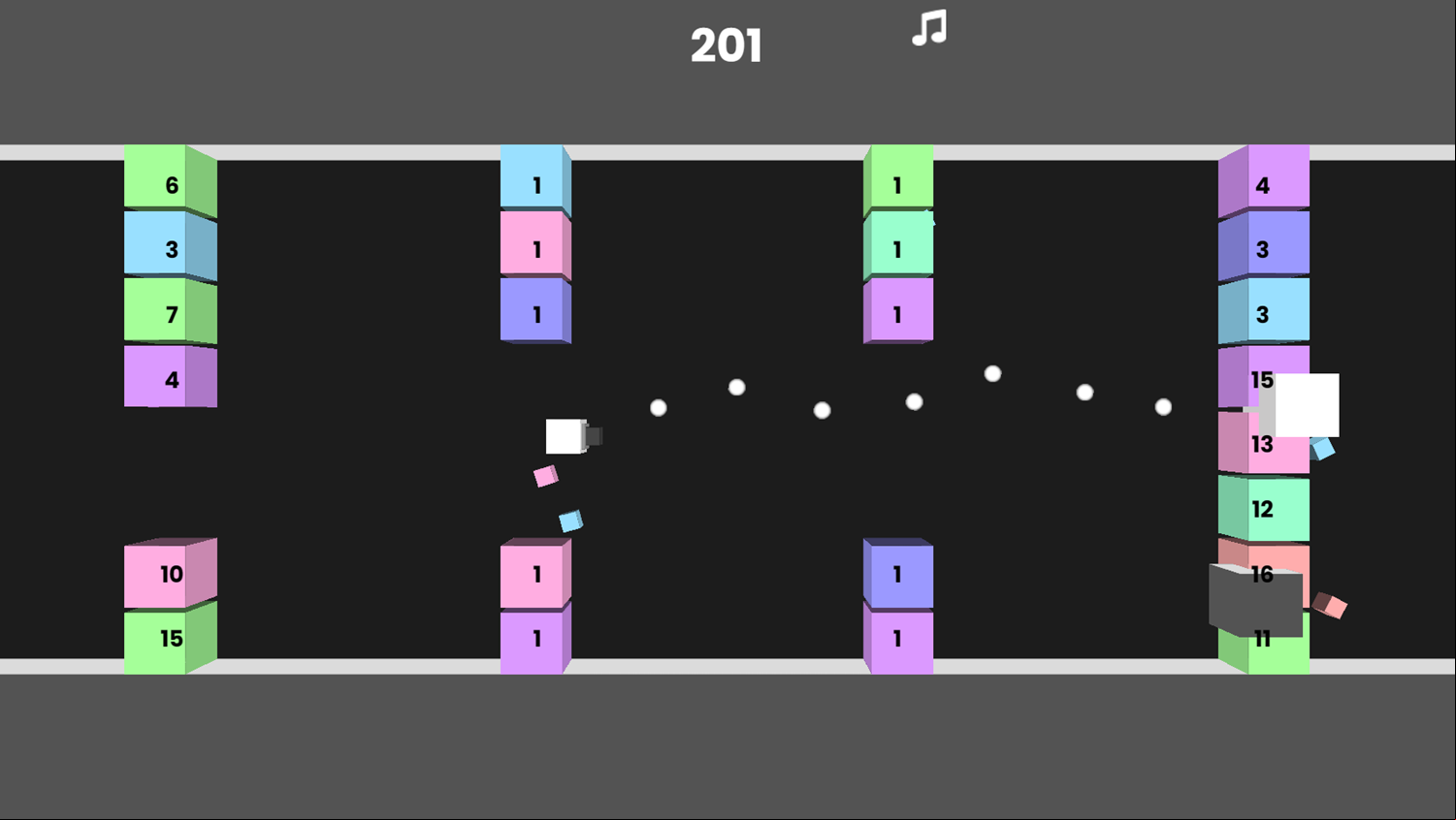 Tap Tap Colors Game Play Screenshot.