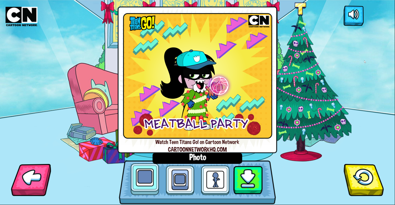 Teen Titans Go Super Hero Maker Photo Screenshot.